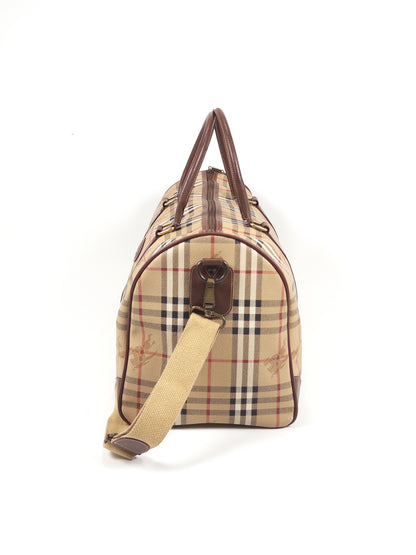 Burberry Nova Check Boston Bag