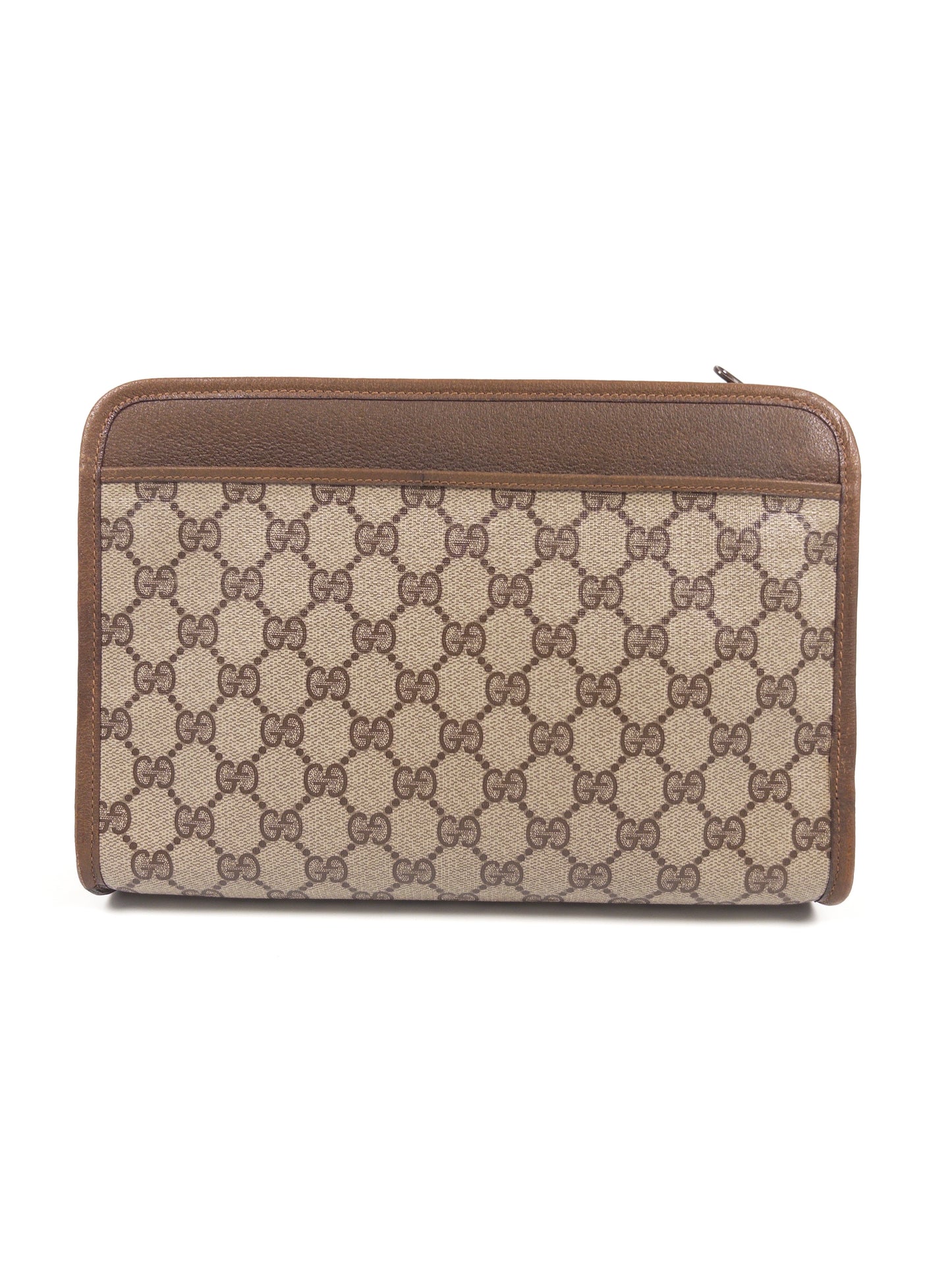 Gucci GG Supreme clutch bag