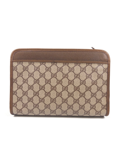 Gucci GG Supreme clutch bag
