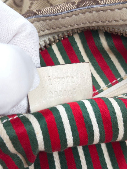 Gucci GG Canvas Britt Collection Boston Bag