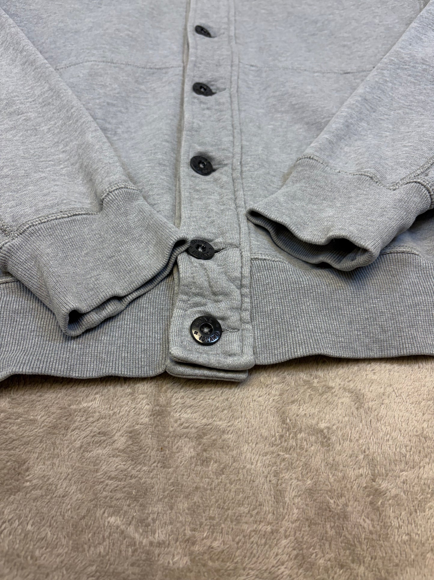 Stone Island Button Sweatshirt (Fits XXL)