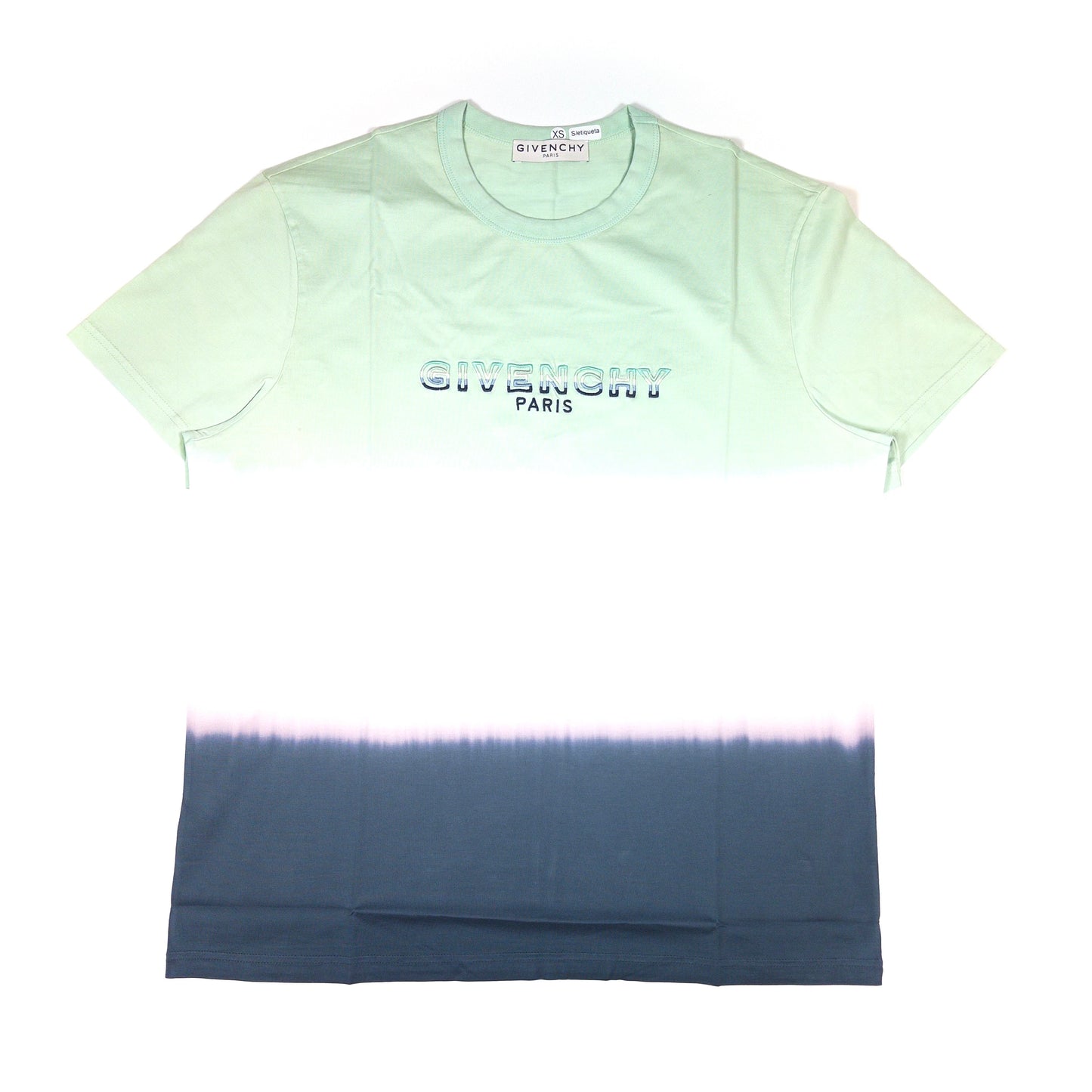 Givenchy Tricolor Dip Dye flocked T-shirt BRAND NEW