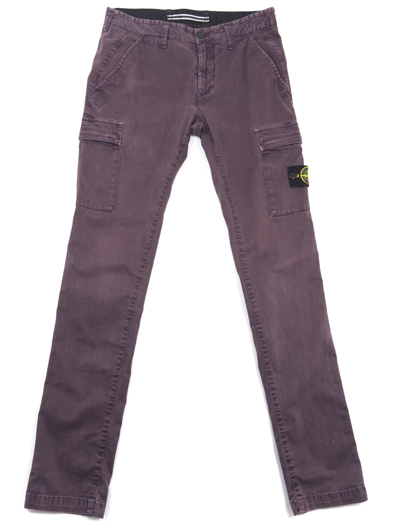 Stone Island burgundy Cargo Pants