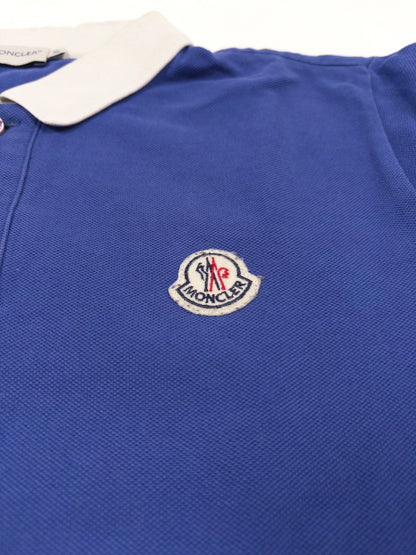 Moncler Polo Shirt Royal Blue (Fits XS/S)