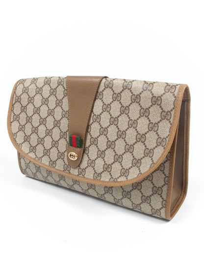 Gucci GG Supreme Clutch Bag