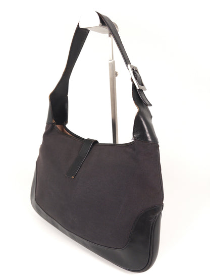 Gucci Jackie GG Canvas One-Shoulder Bag with Patterned Interior