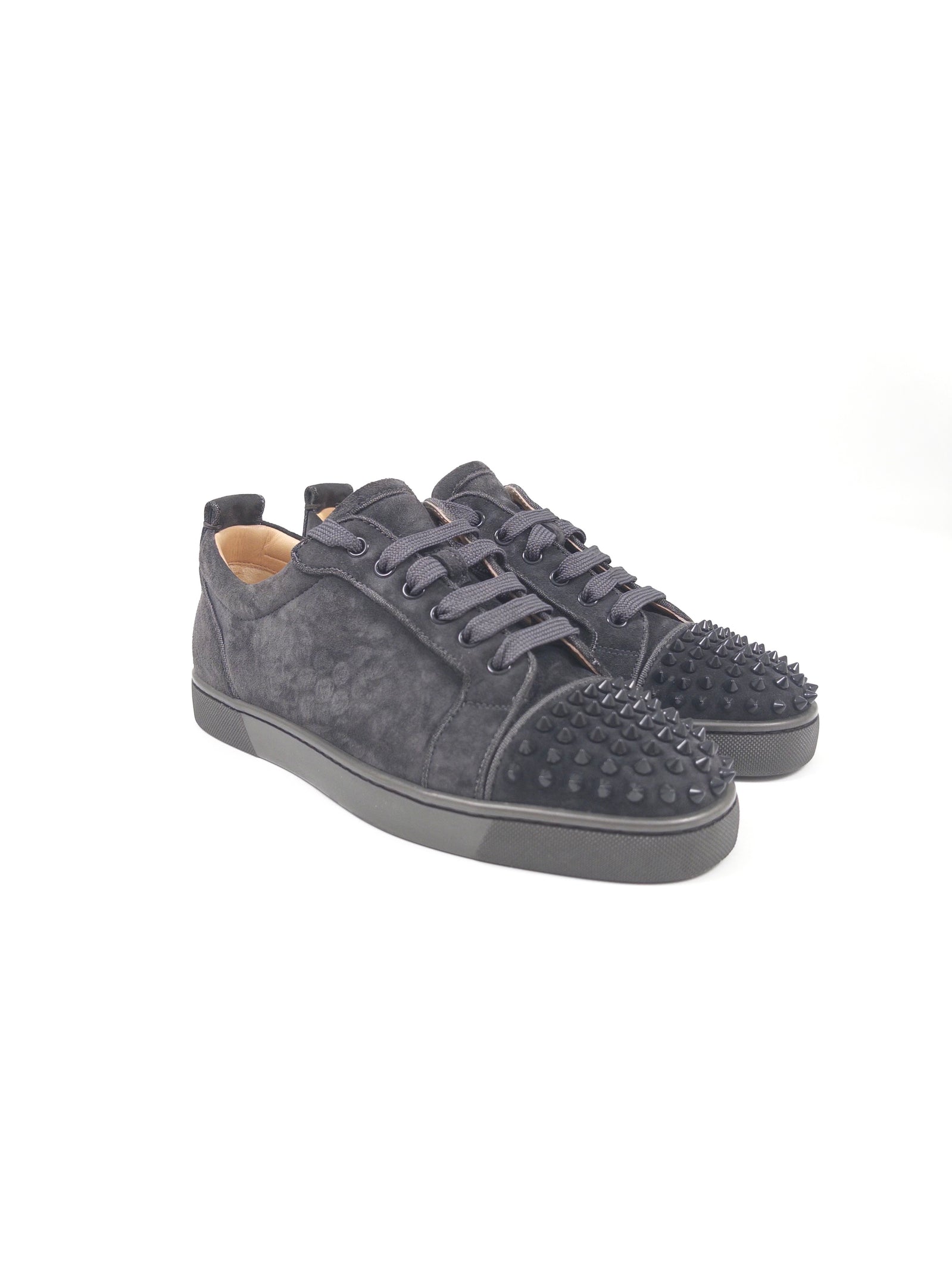 Christian Louboutin Dark Grey Spike Sneaker (Fits EU 42)