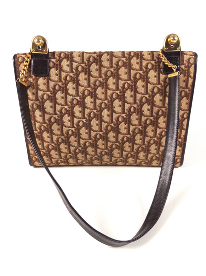Christian Dior Trotter Canvas Shoulder Bag