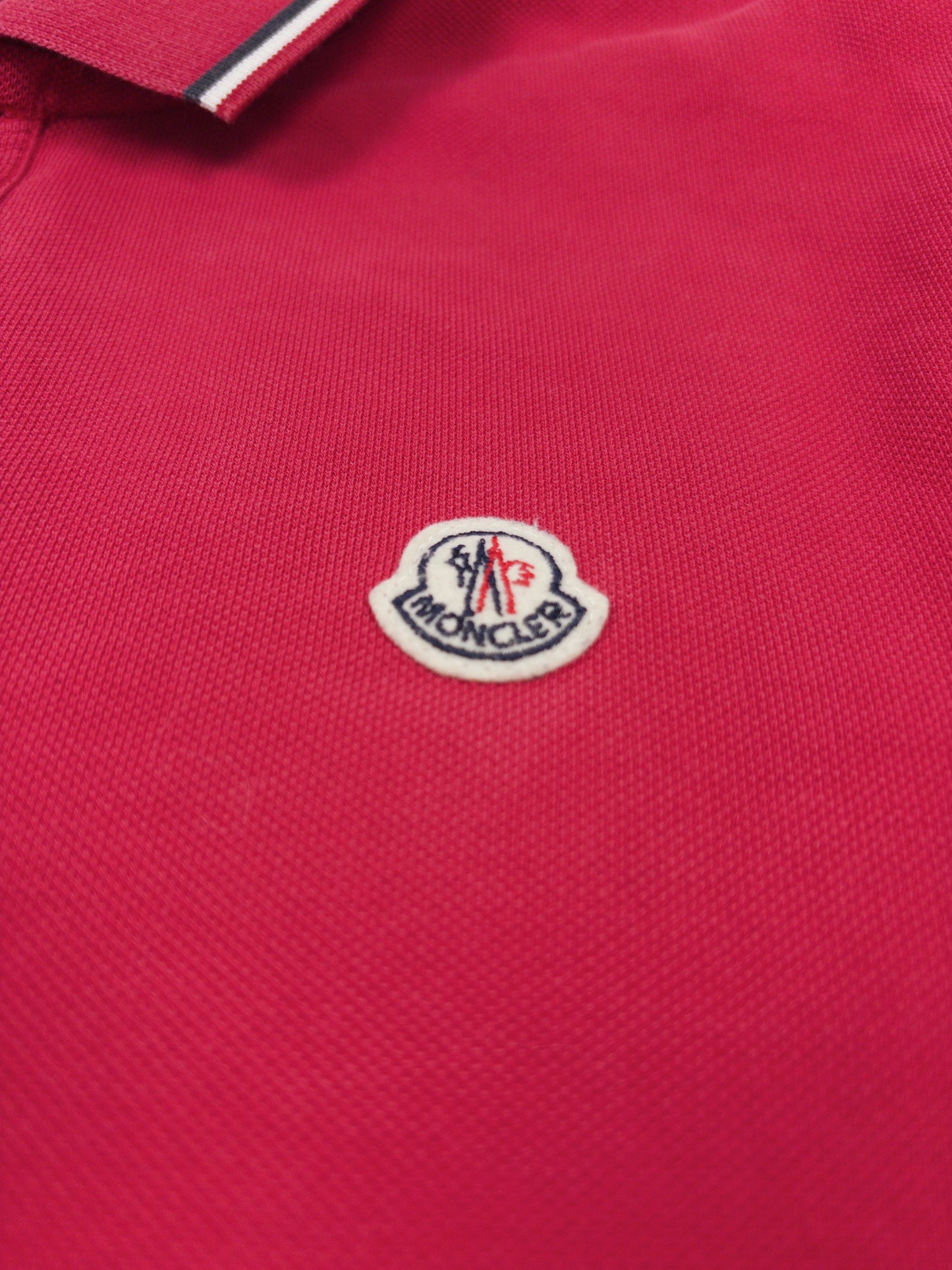 Moncler Tricolor Longsleeve Polo