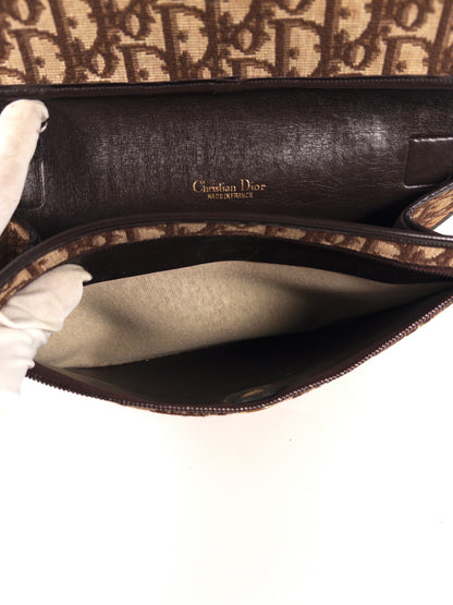 Christian Dior Trotter Canvas Shoulder Bag