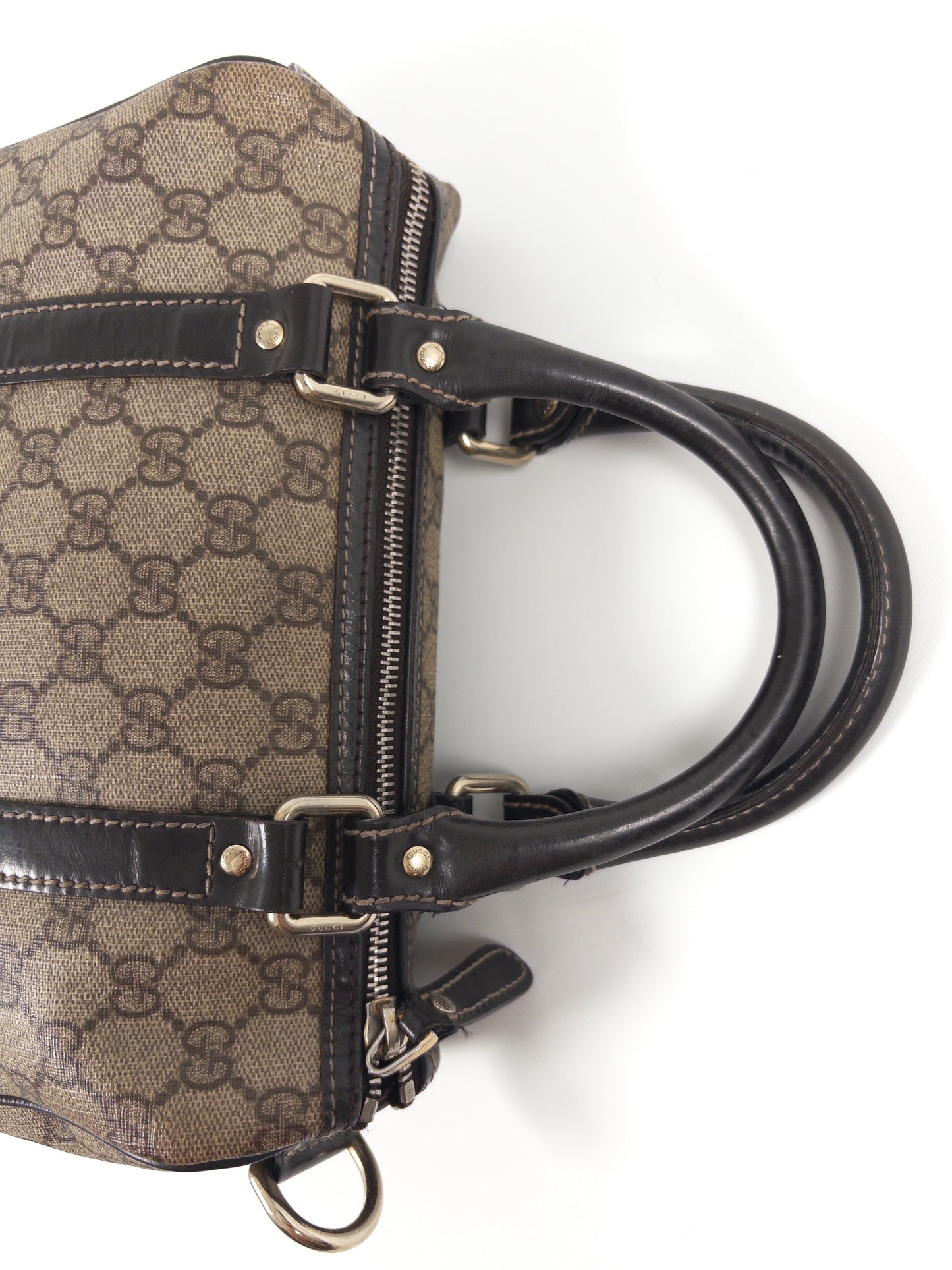 Gucci GG Supreme Mini Boston Bag