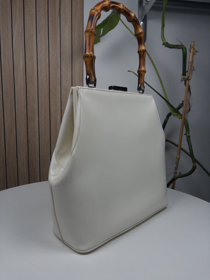 Gucci Bamboo White bag
