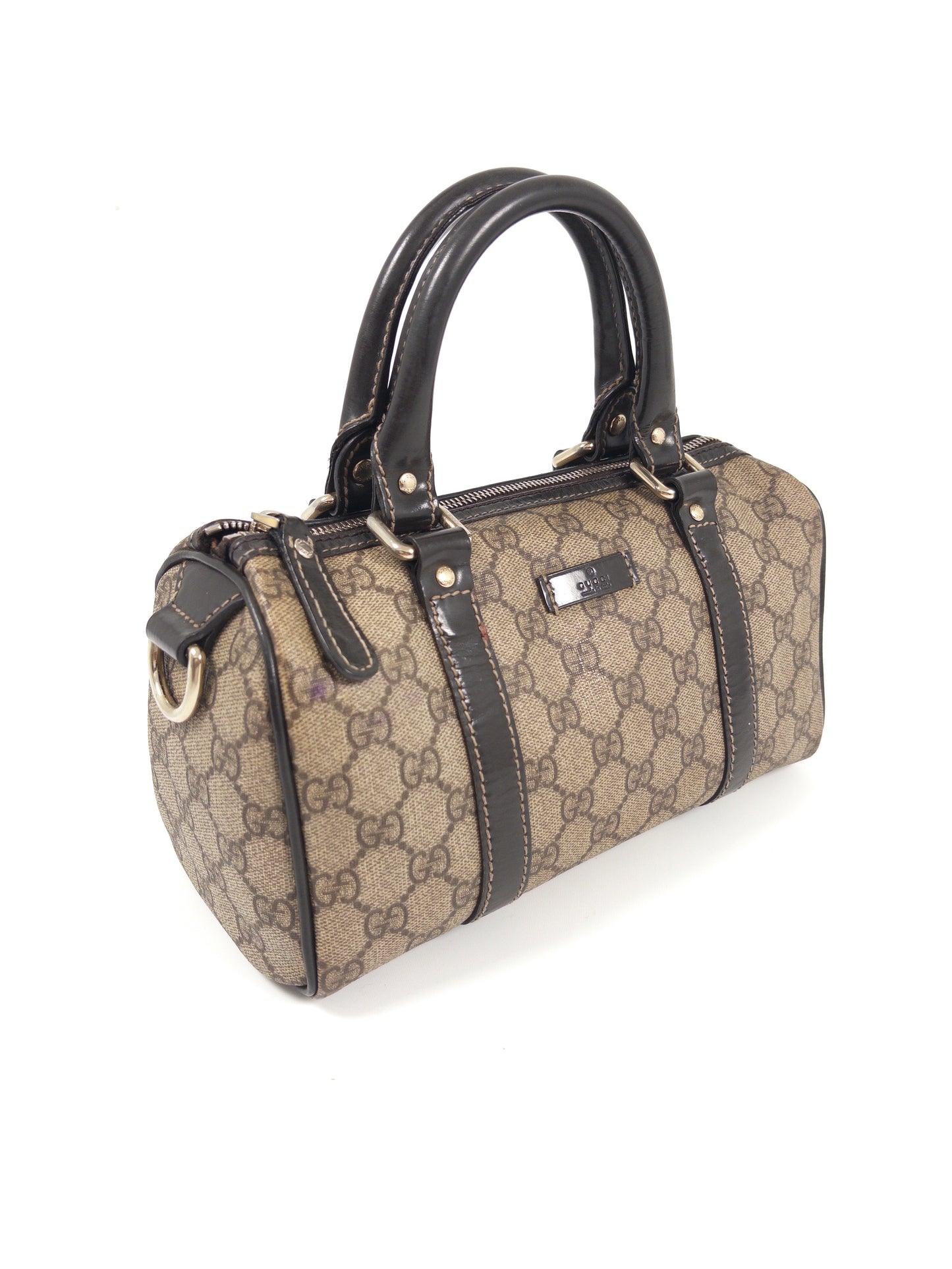 Gucci GG Supreme Mini Boston Bag