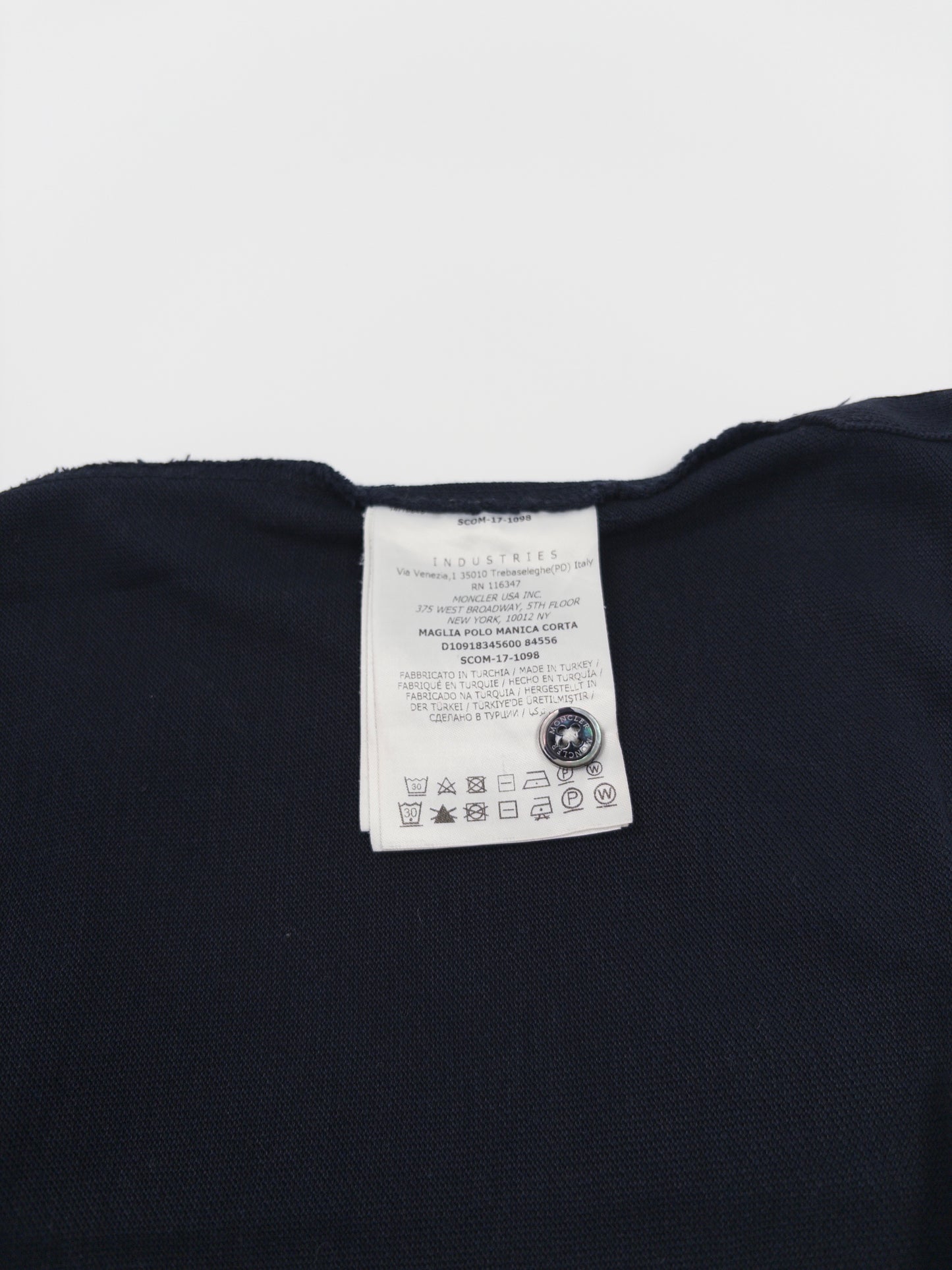 Moncler Tricolour Polo Shirt (Fits XL/XXL)