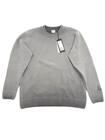 C.P. Company Reverse Plat Crew Neck Sweatshirt - Grey