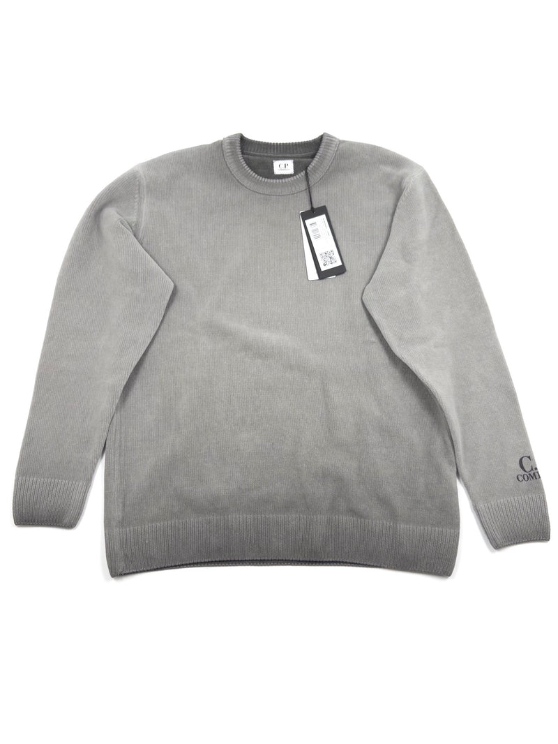 C.P. Company Reverse Plat Crew Neck Sweatshirt - Grey