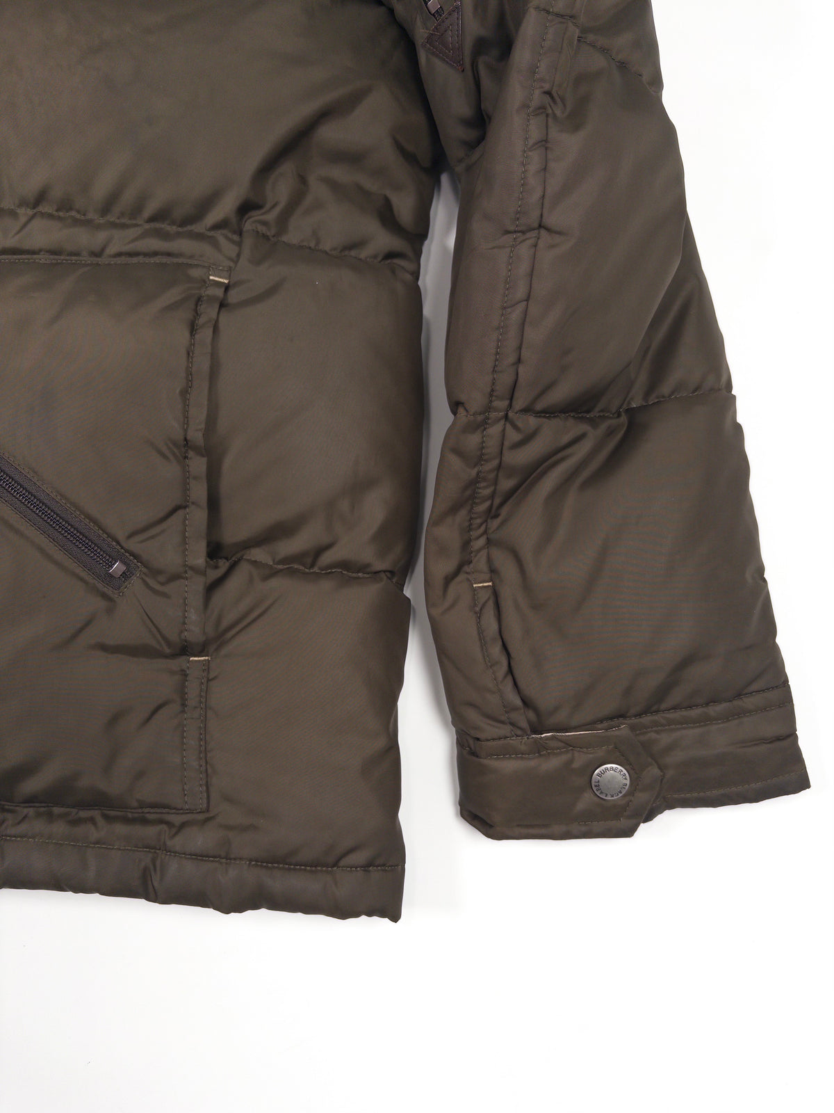 Burberry Nova Check Down Jacket, Brown