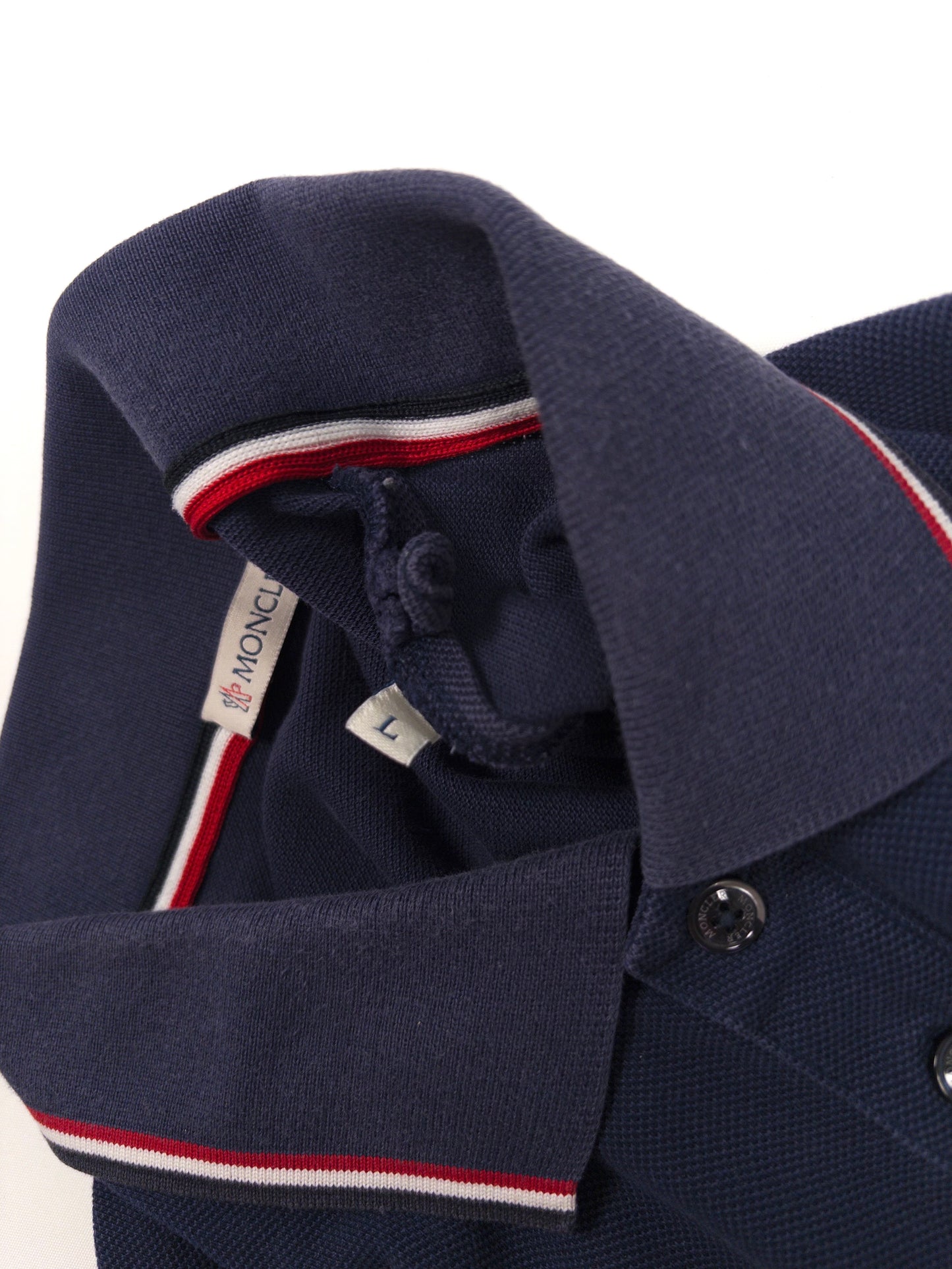 Moncler Polo Shirt Blue