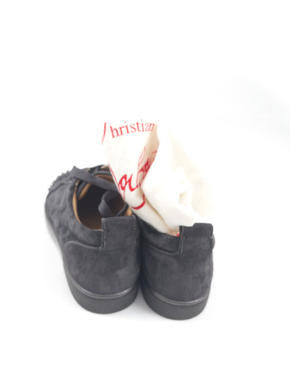 Christian Louboutin Dark Grey Spike Sneaker (Fits EU 42)
