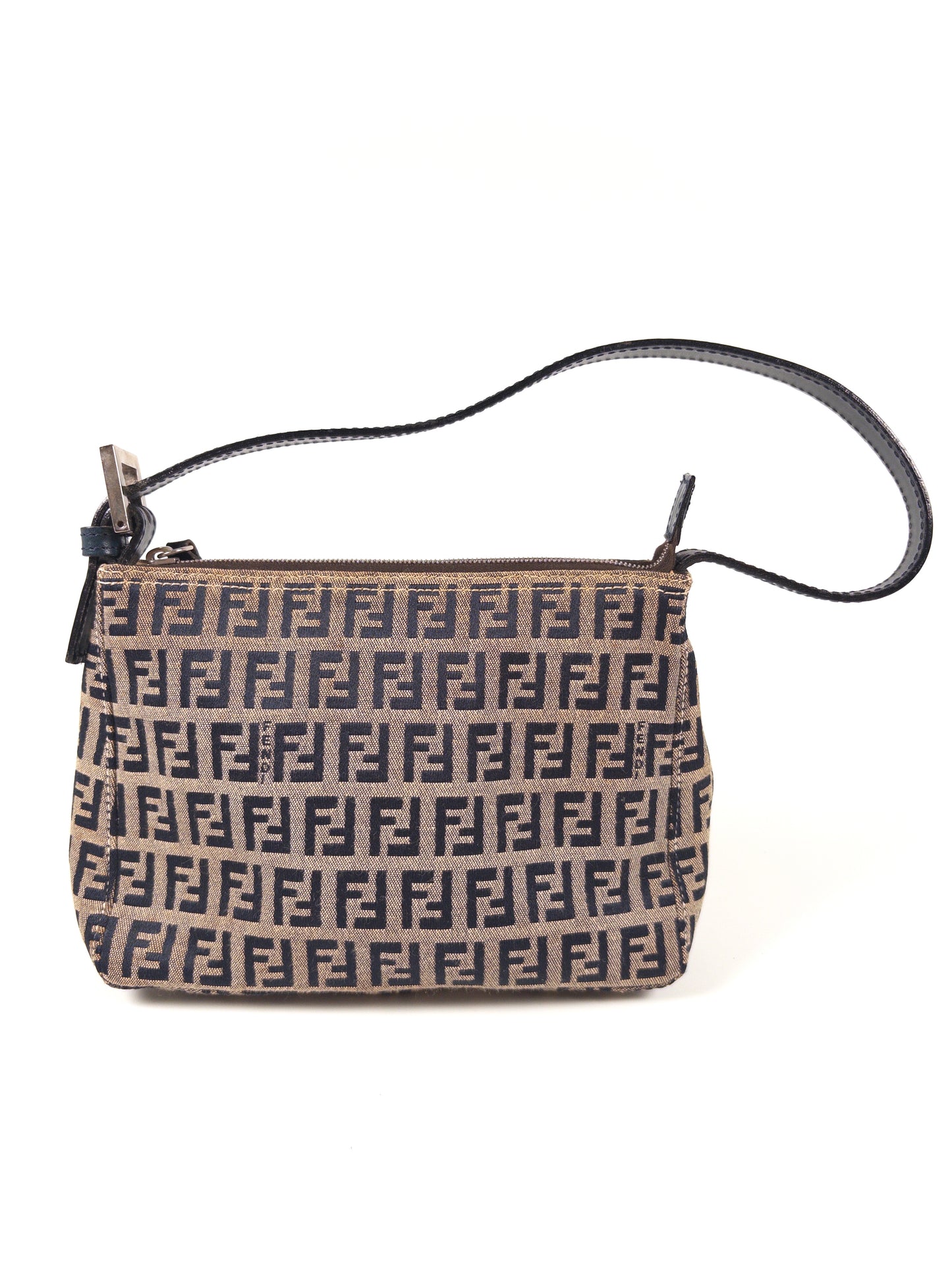 Fendi Zucchino FF Top Handle Bag