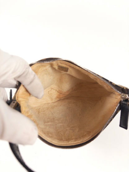 Fendi Zucchino FF Top Handle Bag