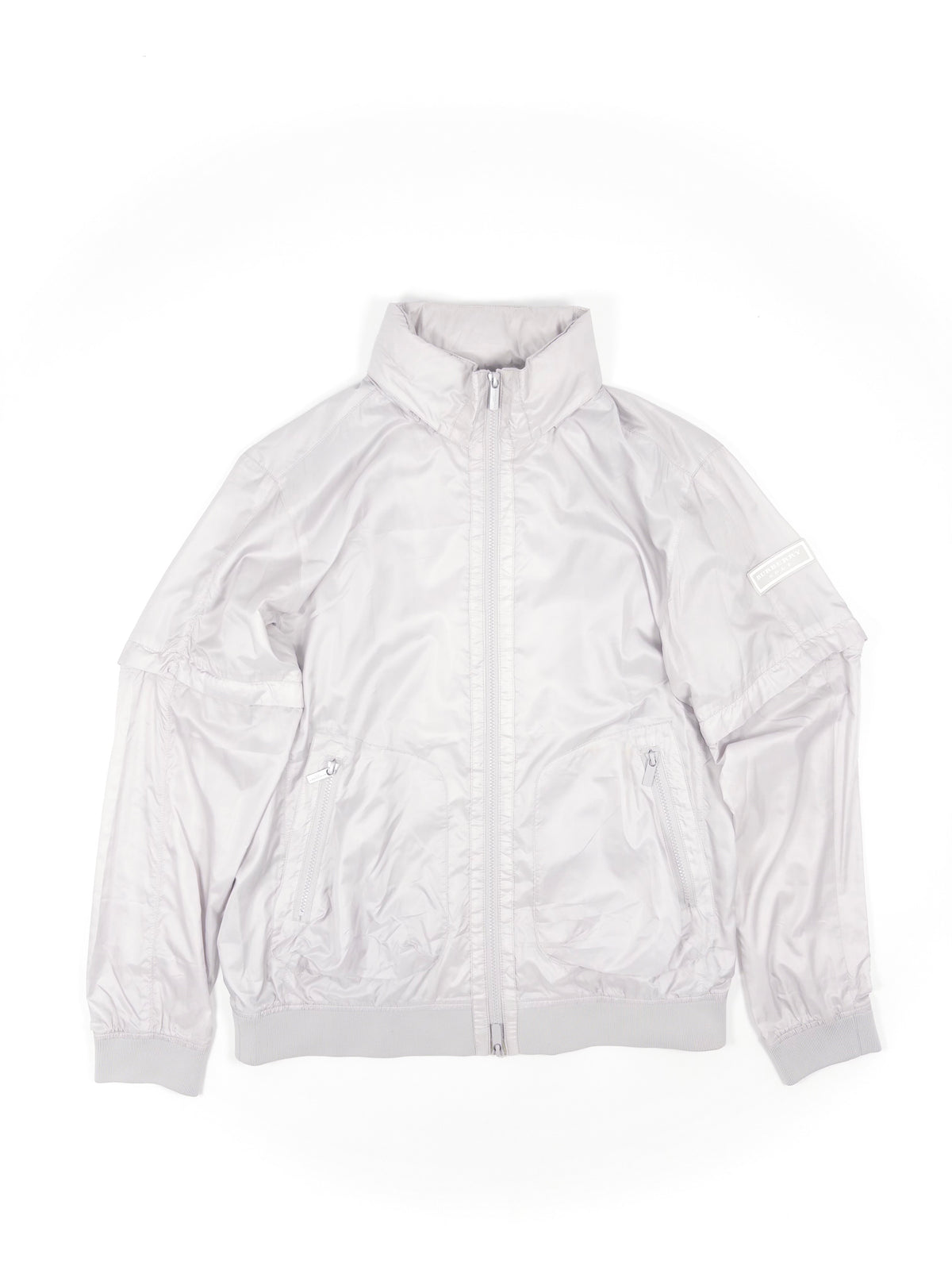 Burberry 2-Way Nylon Windbreaker, Size XL