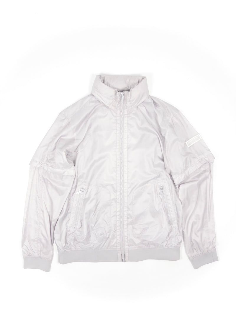 Burberry 2-Way Nylon Windbreaker, Size XL