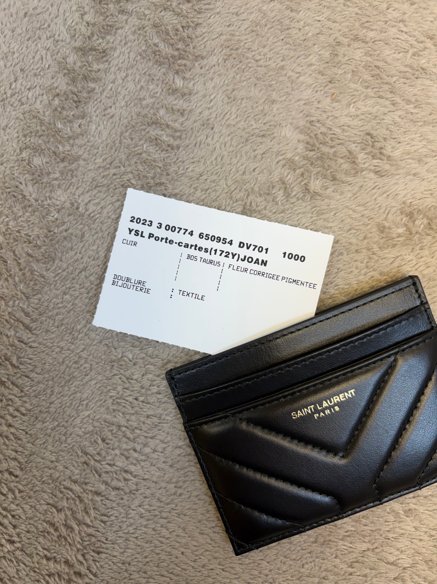 Yves Saint Laurent Card Holder
