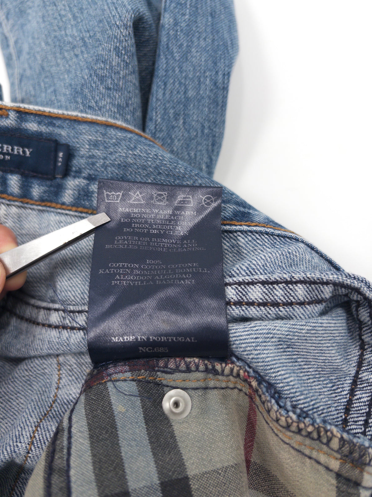 Burberry Nova Check Jeans (W32/L29