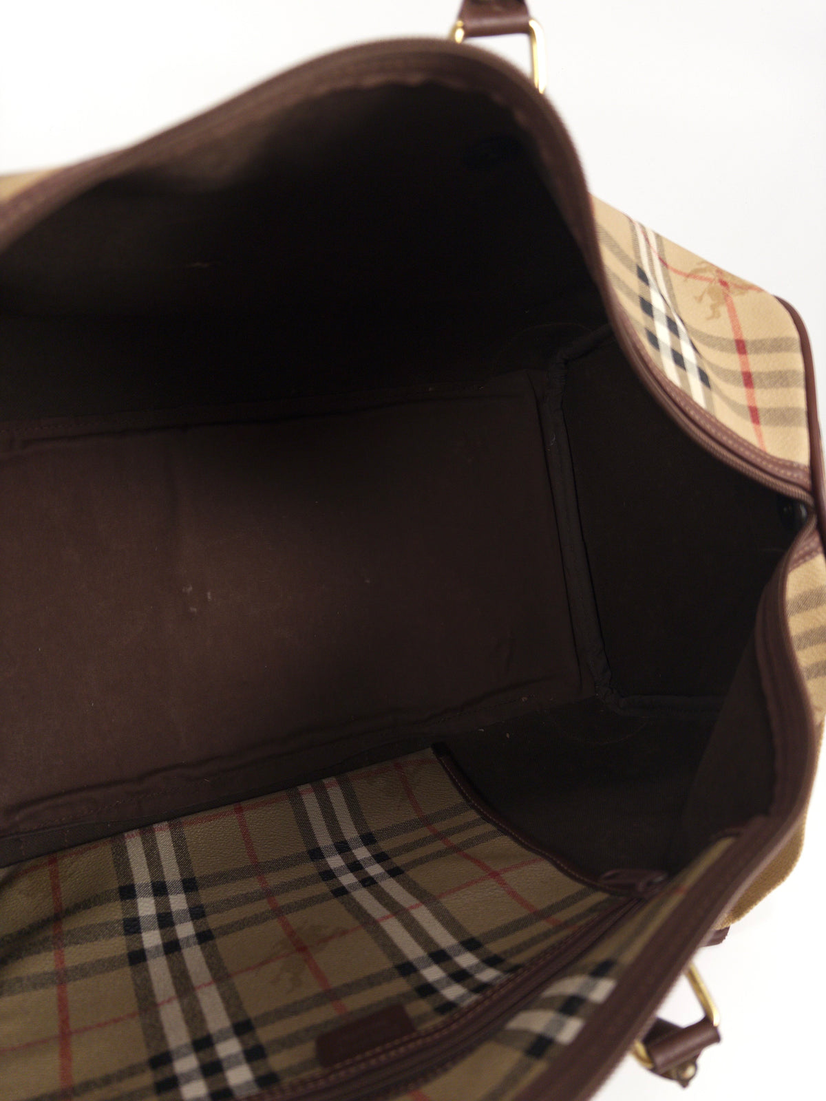 Burberry Nova Check Boston Bag