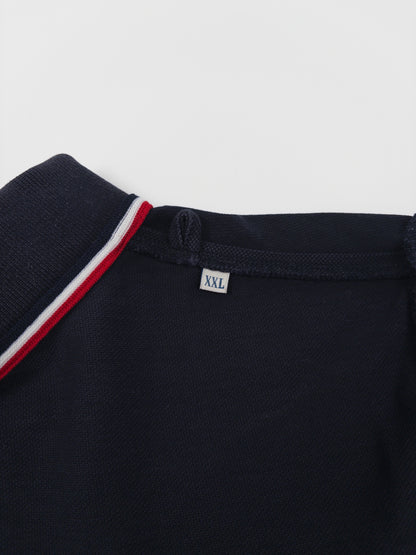 Moncler Tricolour Polo Shirt (Fits XL/XXL)