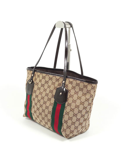 Gucci GG Canvas Web Jolicouer Tote