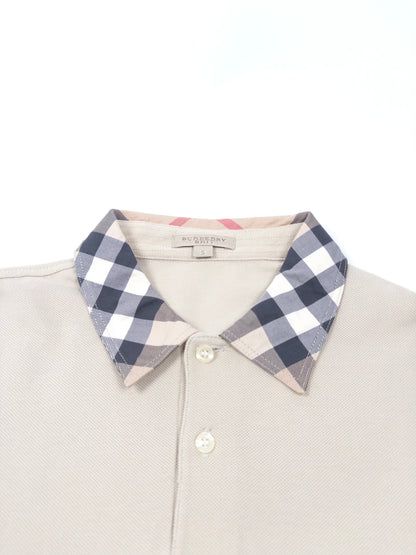 Burberry Check Collar Polo Shirt