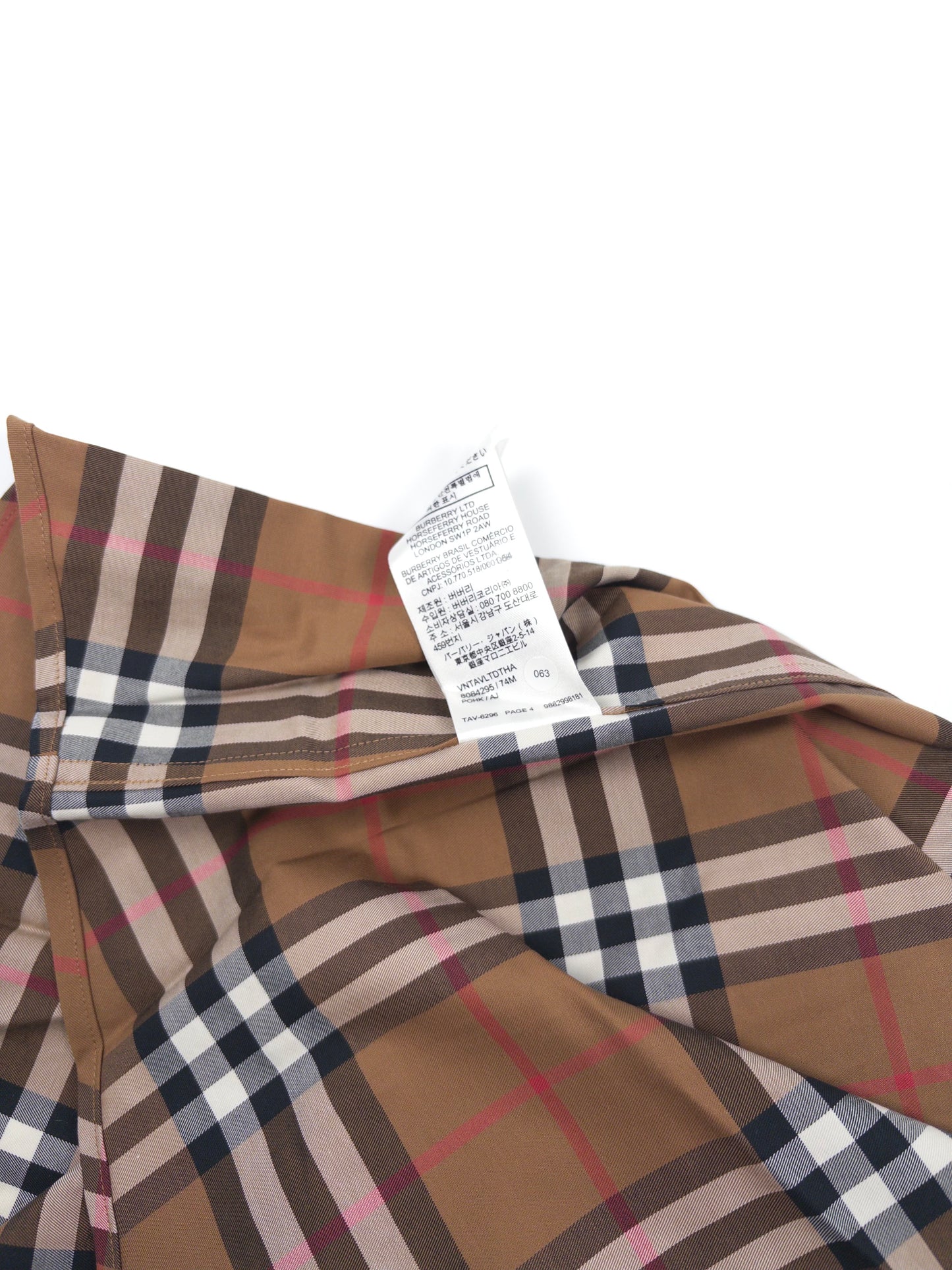 Burberry Check Shirt