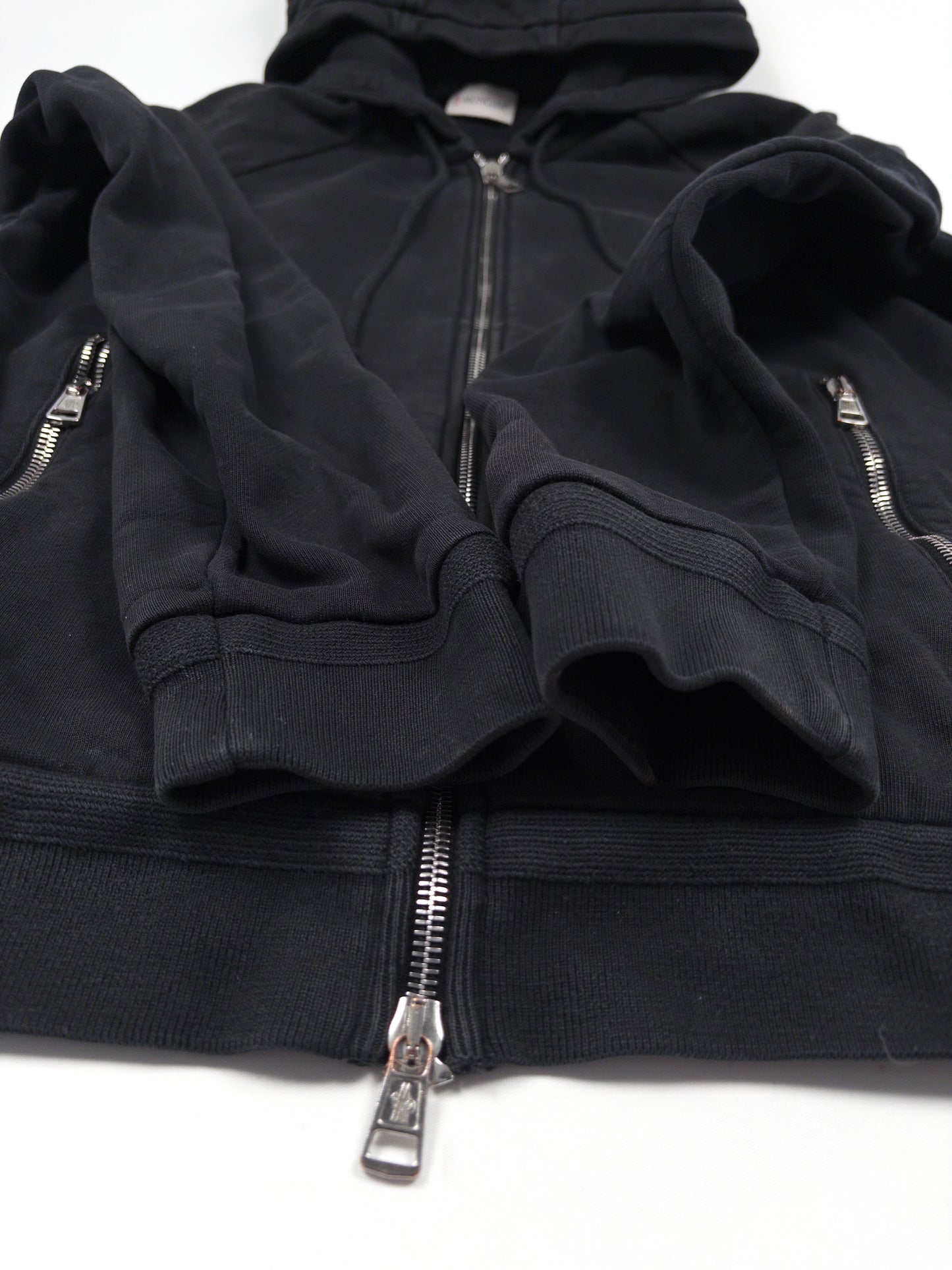 Moncler Double-Logo Zip Hoodie (Fits XS)