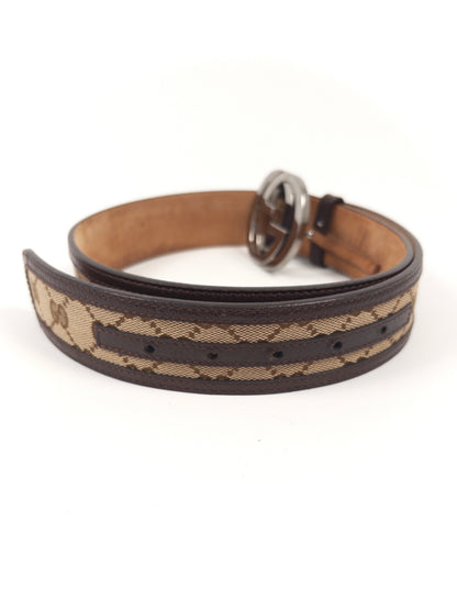 GUCCI GG Canvas Belt (W29-33)