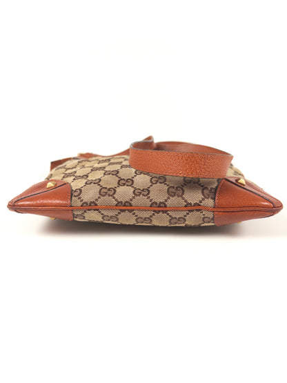 Gucci GG Canvas Studded Shoulder Bag / Crossbody Bag