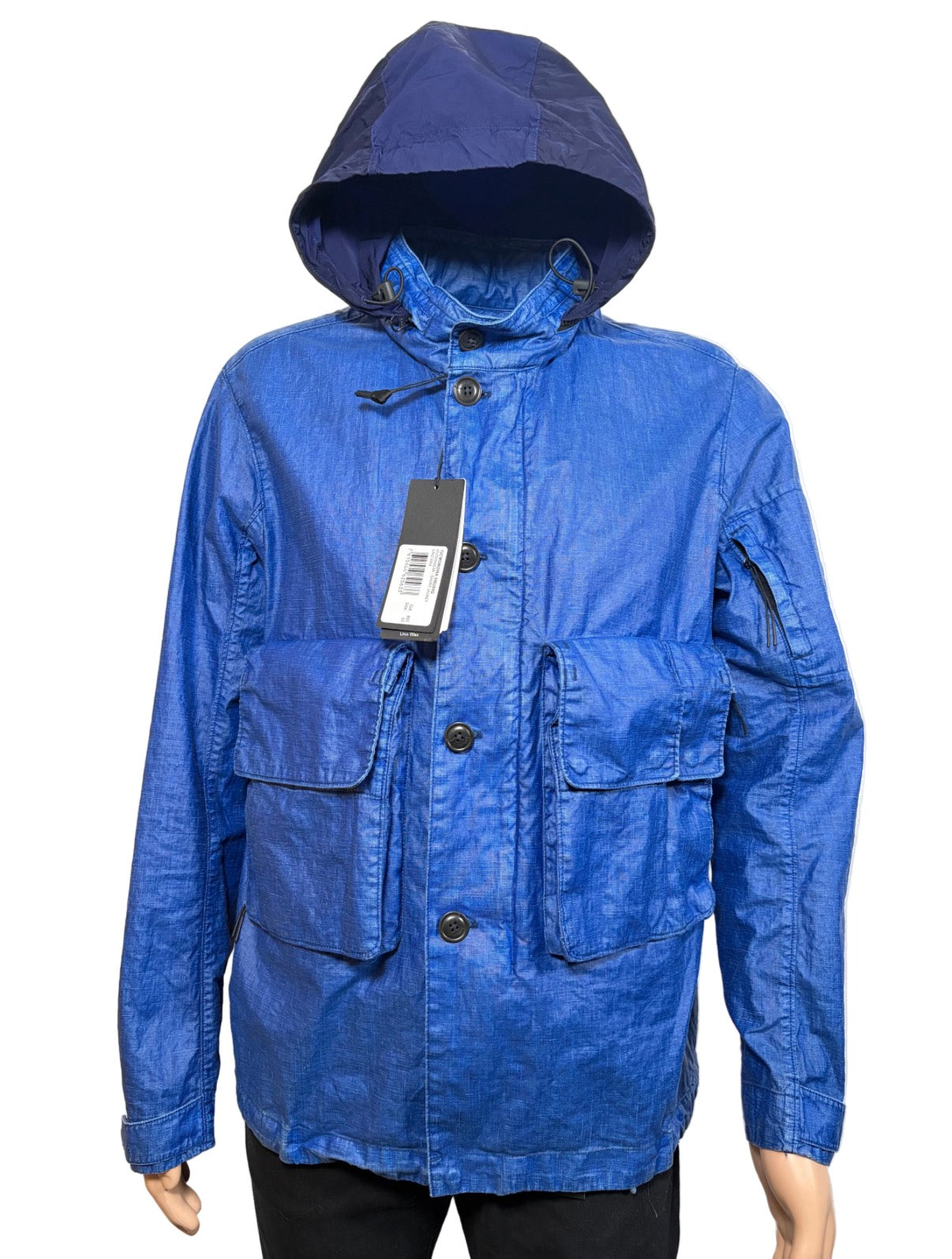 C.P. Company Lino Wax Blue Jacket