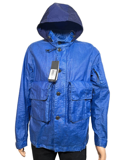 C.P. Company Lino Wax Blue Jacket