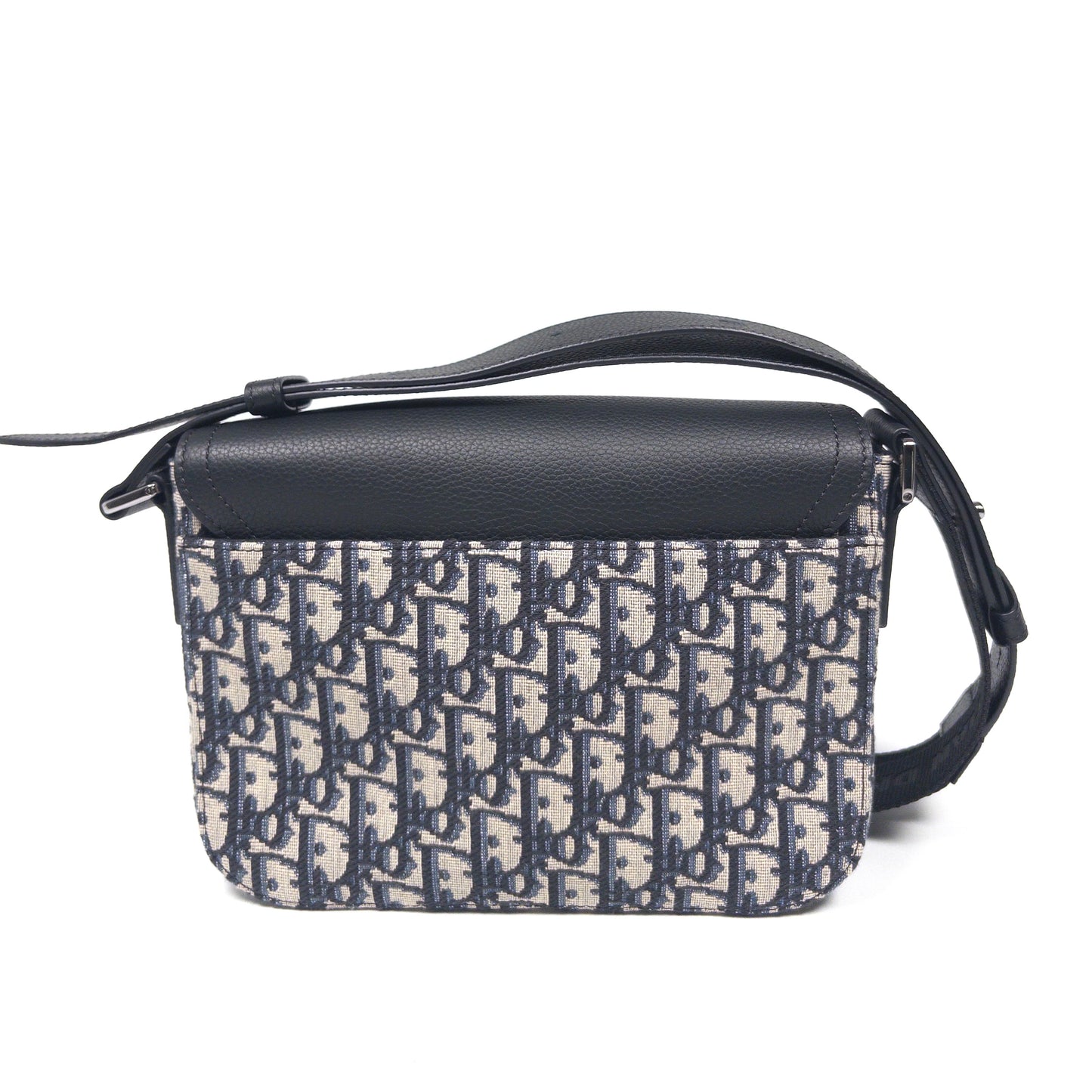 Dior Small Saddle Messenger Bag With Flap Black Dior Oblique Jacquard