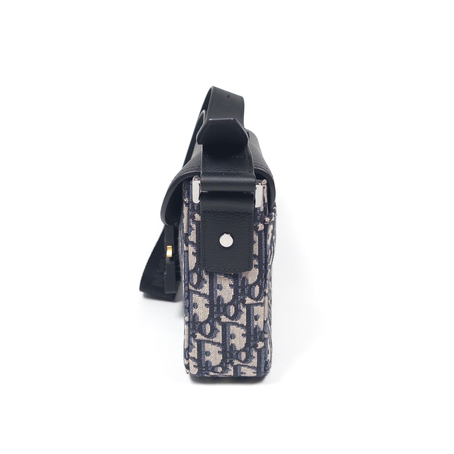 Dior Small Saddle Messenger Bag With Flap Black Dior Oblique Jacquard