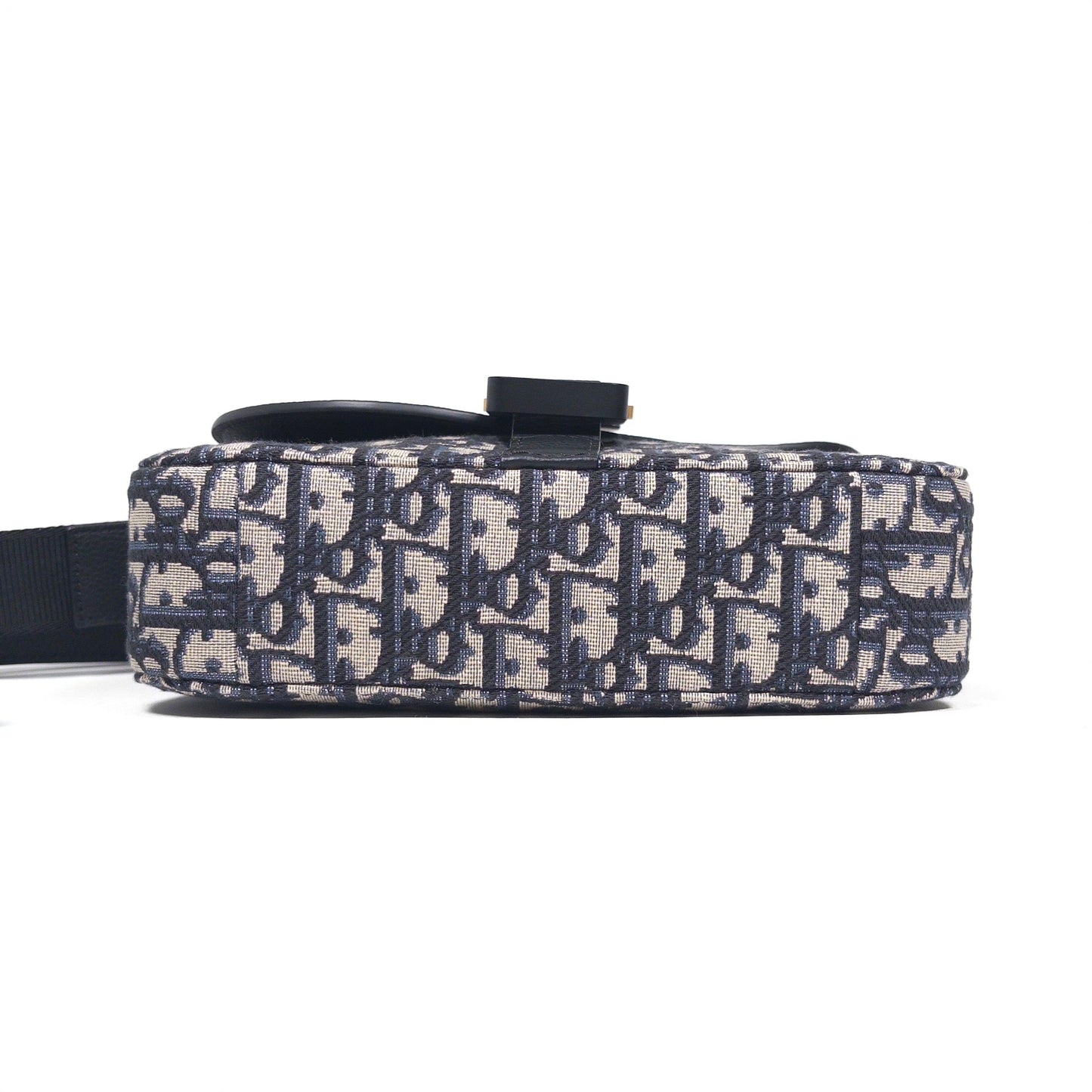 Dior Small Saddle Messenger Bag With Flap Black Dior Oblique Jacquard