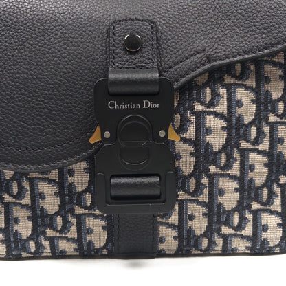 Dior Small Saddle Messenger Bag With Flap Black Dior Oblique Jacquard