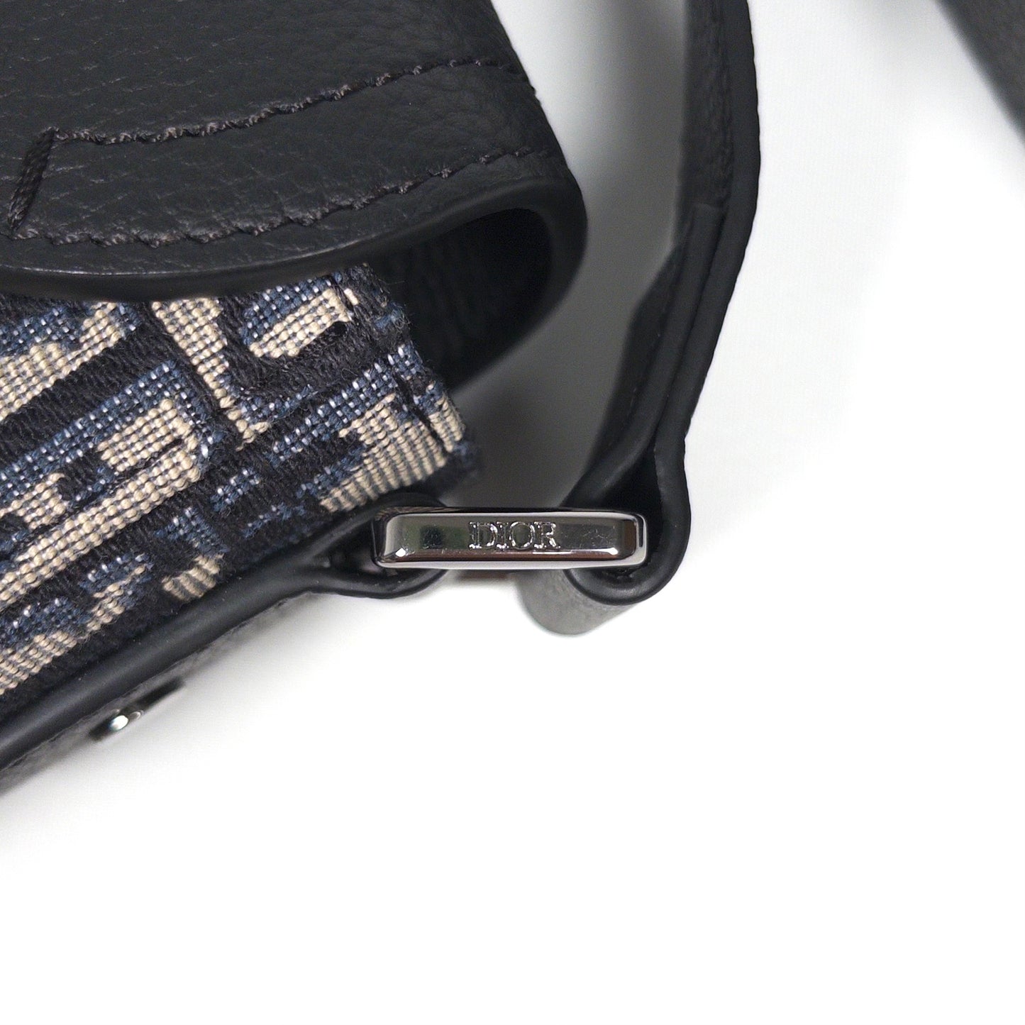 Dior Small Saddle Messenger Bag With Flap Black Dior Oblique Jacquard