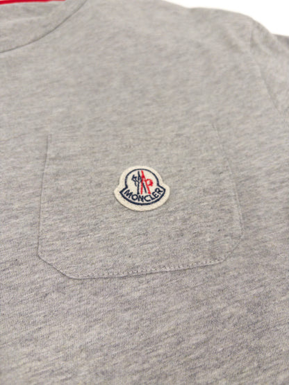 Moncler T-Shirt Grey Tricolor