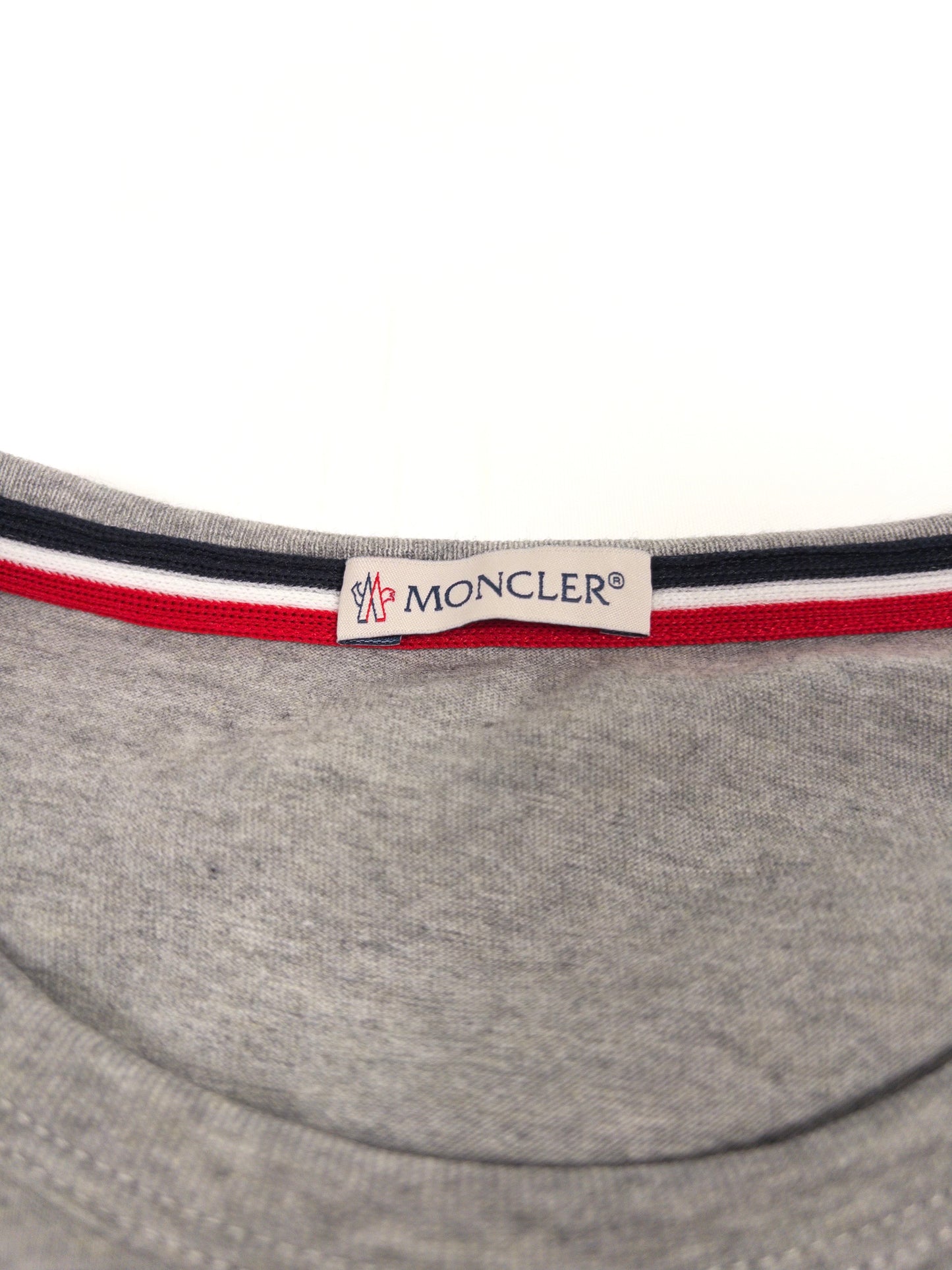 Moncler T-Shirt Grey Tricolor