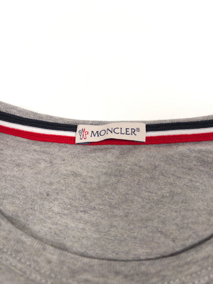 Moncler T-Shirt Grey Tricolor
