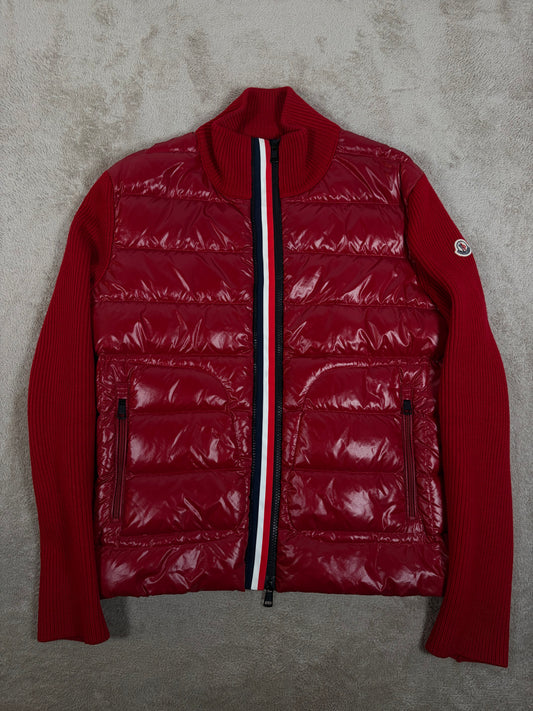 Moncler Tricolour Down Cardigan