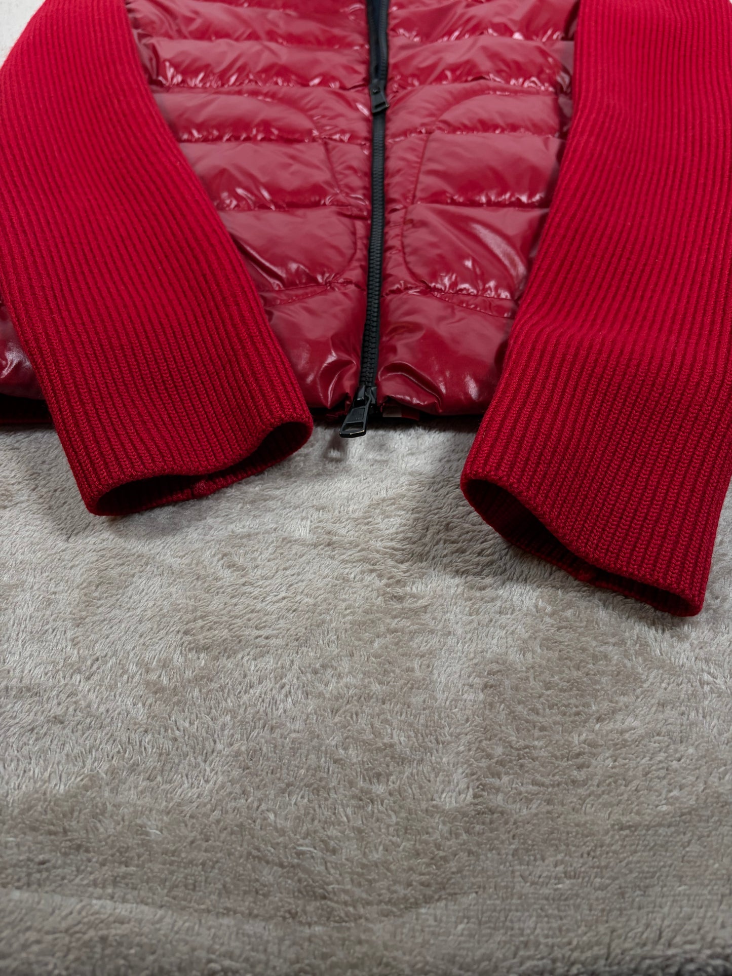 Moncler Tricolour Down Cardigan