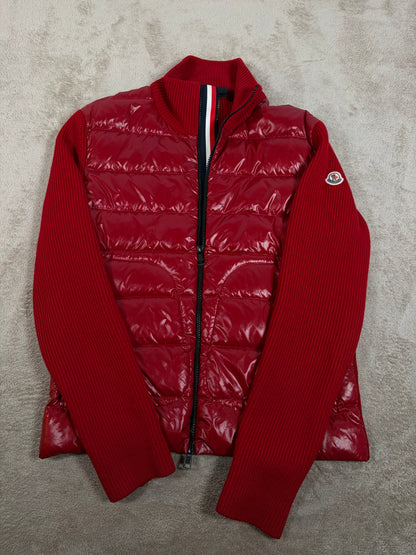 Moncler Tricolour Down Cardigan